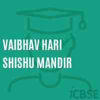 Vaibhav Hari Shishu Mandir Middle School Logo