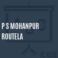 P S Mohanpur Routela Primary School Logo