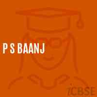 P S Baanj Primary School Logo