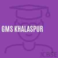 Gms Khalaspur Middle School Logo