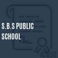 S.B.S Public School Logo