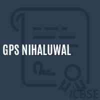 Gps Nihaluwal Primary School Logo