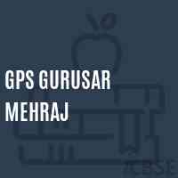 Gps Gurusar Mehraj Primary School Logo
