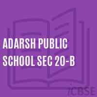 Adarsh Public School Sec 20-B Logo