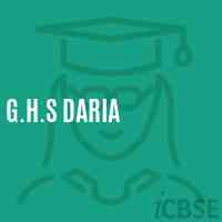 G.H.S Daria Secondary School Logo