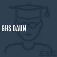 Ghs Daun Secondary School Logo