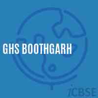 Ghs Boothgarh Secondary School Logo