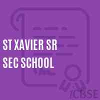 St Xavier Sr Sec School Logo