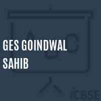 Ges Goindwal Sahib Primary School Logo