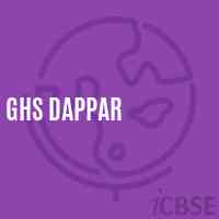 Ghs Dappar Secondary School Logo