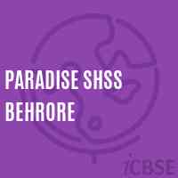 Paradise Shss Behrore High School Logo