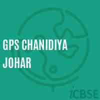 Gps Chanidiya Johar Primary School Logo