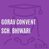 Gorav Convent Sch. Bhiwari Middle School Logo