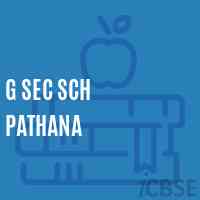 G Sec Sch Pathana Secondary School Logo