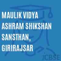 Maulik Vidya Ashram Shikshan Sansthan, Girirajsar Middle School Logo