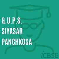 G.U.P.S. Siyasar Panchkosa Middle School Logo
