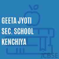 Geeta Jyoti Sec. School Kenchiya Logo