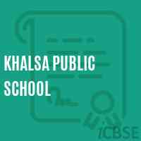 Khalsa Public School Logo