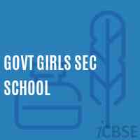 Govt Girls Sec School Logo