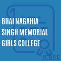 Bhai Nagahia Singh Memorial Girls College Logo
