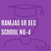 Ramjas Sr Sec School No-4 Logo