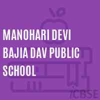 Manohari Devi Bajia DAV Public School Logo