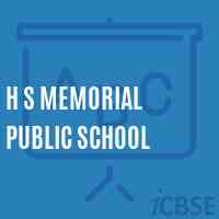 H S Memorial Public School Logo