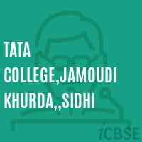 Tata College,Jamoudi Khurda,,Sidhi Logo