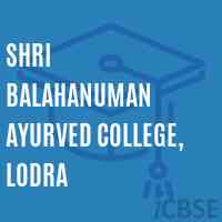 Shri Balahanuman Ayurved College, Lodra Logo