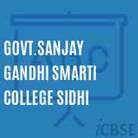 Govt.Sanjay Gandhi Smarti College Sidhi Logo