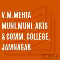 V.M.Mehta Muni.Muni. Arts & Comm. College, Jamnagar Logo