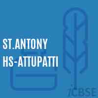St.Antony Hs-Attupatti Secondary School Logo