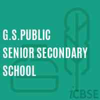 G.S.Public Senior Secondary School Logo