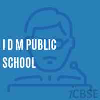 I D M Public School Logo