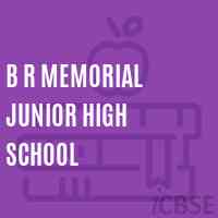 B R Memorial Junior High School Logo
