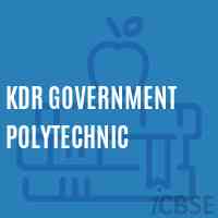 Kdr Government Polytechnic College Logo