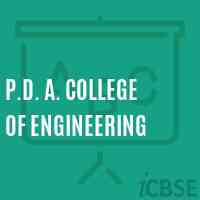 P.D. A. College of Engineering Logo