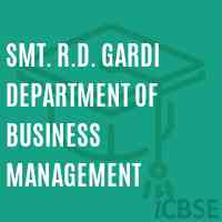 Smt. R.D. Gardi Department of Business Management College Logo