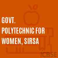 Govt. Polytechnic For Women, Sirsa College Logo