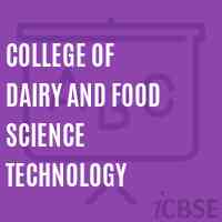 College of Dairy and Food Science Technology Logo