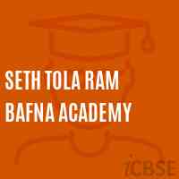Seth Tola Ram Bafna Academy School Logo