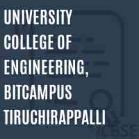 University College of Engineering, Bitcampus Tiruchirappalli Logo