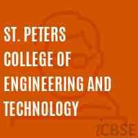 St. Peters College of Engineering and Technology Logo