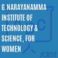 G.Narayanamma Institute of Technology & Science, For Women Logo
