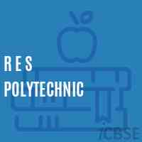 R E S Polytechnic College Logo