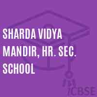 Sharda Vidya Mandir, Hr. Sec. School Logo