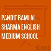 Pandit Ramlal Sharma English Medium School Logo