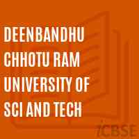 Deenbandhu Chhotu Ram University of Sci and Tech Logo