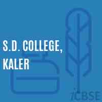 S.D. College, Kaler Logo