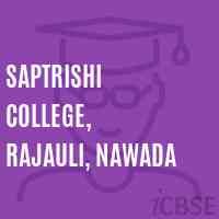 Saptrishi College, Rajauli, Nawada Logo